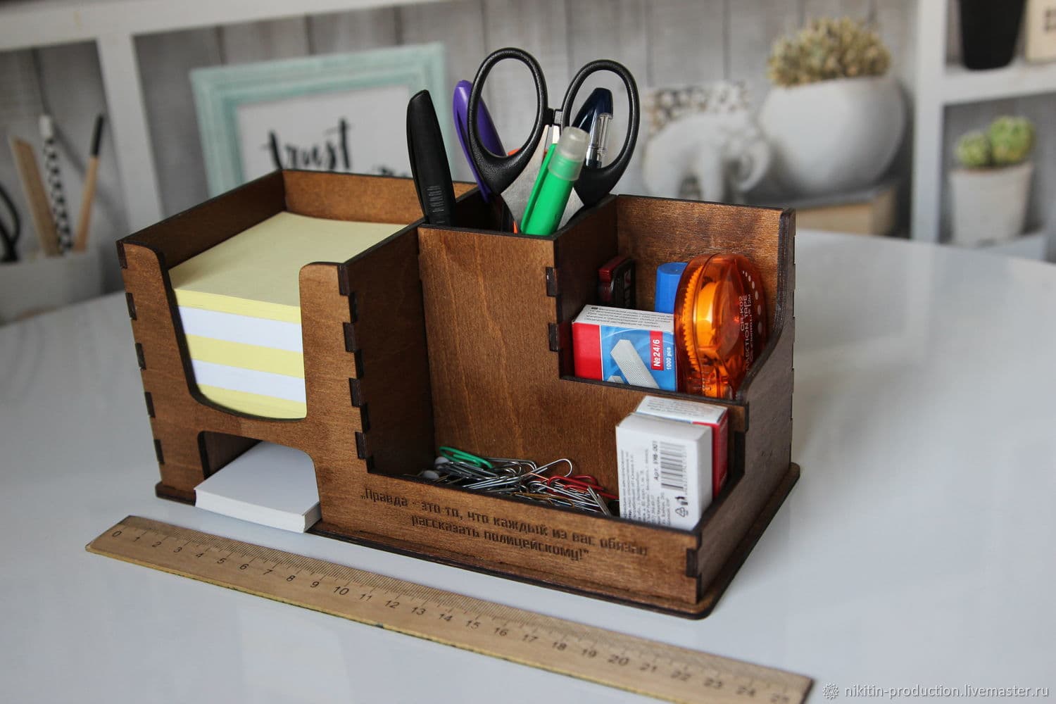 Bamboo Desk Set — personalised corporate gift